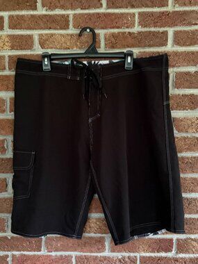burnside black shorts * size 38 * EUC * mens